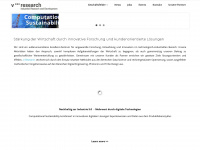 v-research.eu Webseite Vorschau