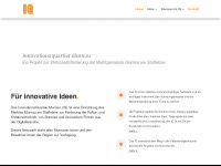 innovationsquartier.com Webseite Vorschau