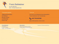 praxis-bettleaecker.de Webseite Vorschau