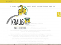 krauss-baulogistik.de Webseite Vorschau