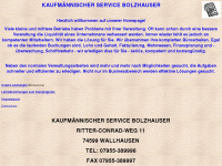 ksb-bueroservice.de Webseite Vorschau