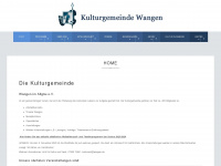 kulturgemeinde-wangen.de Webseite Vorschau