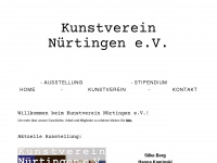 kunstverein-nuertingen.de Webseite Vorschau