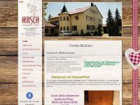 landgasthof-hotel-hirsch.de Webseite Vorschau