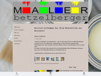 maler-betzelberger.de Webseite Vorschau