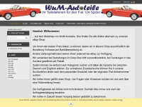 wum-autoteile.de Webseite Vorschau