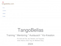 tangobellas.com Webseite Vorschau