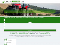 tractorchiptuning.com Webseite Vorschau