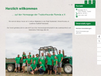 traktorenfreunde-remda.de Webseite Vorschau