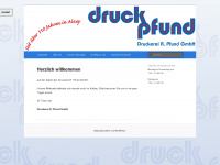 druck-pfund.de Webseite Vorschau