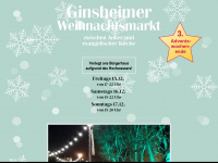 weihnachtsmarkt-ginsheim.de Webseite Vorschau