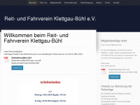 rfv-klettgau-buehl.de Webseite Vorschau