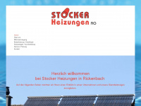 stocker-heizungen.ch Webseite Vorschau