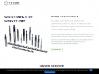 peters-tools.de Webseite Vorschau