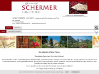 konditorei-schermer-tirol.at Webseite Vorschau