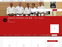 karate-perfekt.de Webseite Vorschau