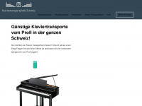 klaviertransportprofis.ch Webseite Vorschau