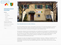 heimatmuseum-karlsfeld.de Webseite Vorschau