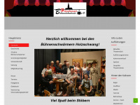 bühnenschwärmer-holzschwang.de Webseite Vorschau