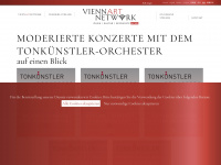 viennaartnetwork.com Webseite Vorschau