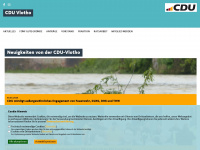 cdu-vlotho.de Webseite Vorschau