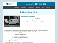 schlüsseldienst-in-lünen.de Webseite Vorschau