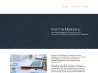 manthei-marketing.de Webseite Vorschau