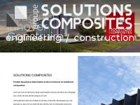 solutionscomposites.fr Webseite Vorschau