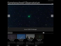 kometenschweif-observatorium.de Webseite Vorschau