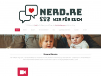 nerd.re Webseite Vorschau