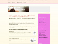 physiotherapie-hosp.de Webseite Vorschau