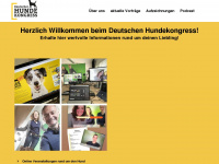 deutscher-hundekongress.de Webseite Vorschau