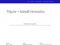 trip.hr Webseite Vorschau