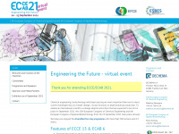 ecce-ecab2021.eu Webseite Vorschau