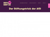 stiftungstrick-der-afd.com Webseite Vorschau