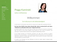 gesundheitscoaching-peggykaminski.de Webseite Vorschau