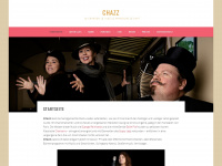 chazz.band Webseite Vorschau