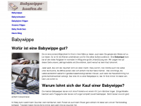 babywippe-kaufen24.de Webseite Vorschau