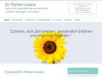 frauenarzt-lozano.at Webseite Vorschau