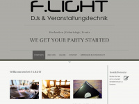 f-light.org Webseite Vorschau
