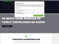 gamebureau.be Webseite Vorschau