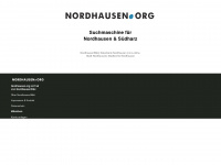 nordhausen.org Webseite Vorschau