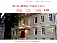 hotel-brandenburger-dom.de Webseite Vorschau