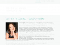 hilsberg-komponistin.jimdo.com Webseite Vorschau