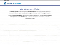 petersgruppe.com Webseite Vorschau