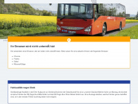 dbregiobus-mitte.de Webseite Vorschau