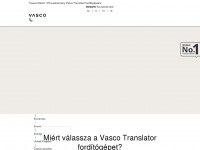 vasco-electronics.hu Webseite Vorschau