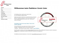 radfahrerverein-uster.ch Webseite Vorschau