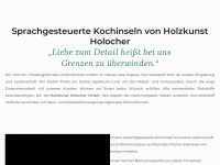 holzkunst-holocher.de Webseite Vorschau