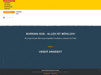 burningsun.at Webseite Vorschau